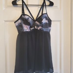 Torrid size 0 tye dye babydoll lingerie